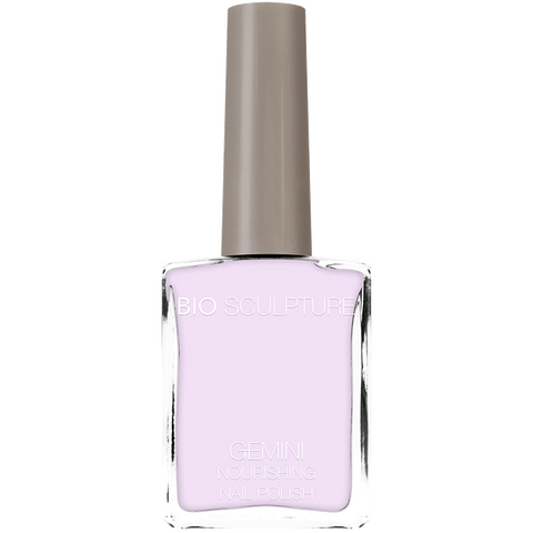 Sheer lilac nail polish