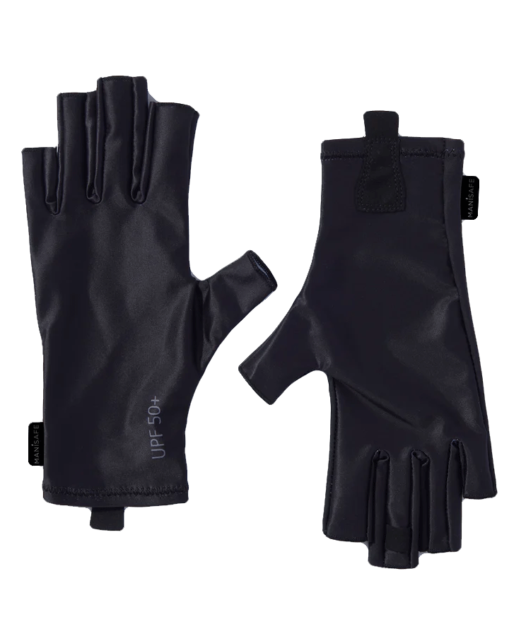 Black manisafe uv protection gloves
