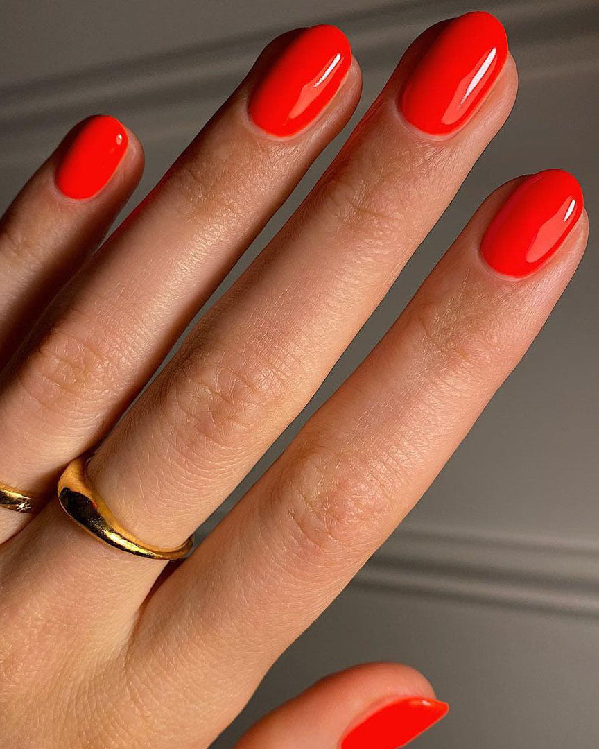 Orange nails