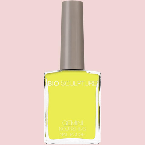 Neon yellow nail polish