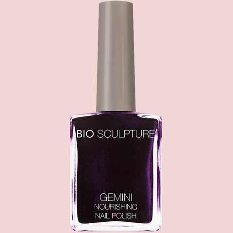 Dark purple nail polish