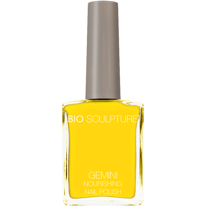 Yellow nail polish