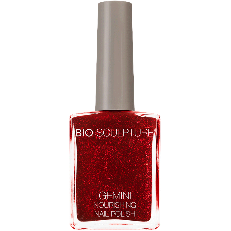 Red glitter nail polish