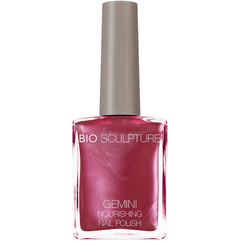 Pearlescent pink nail polish