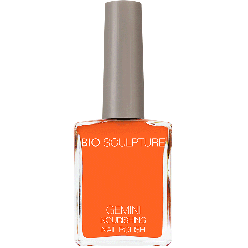 Orange nail polish
