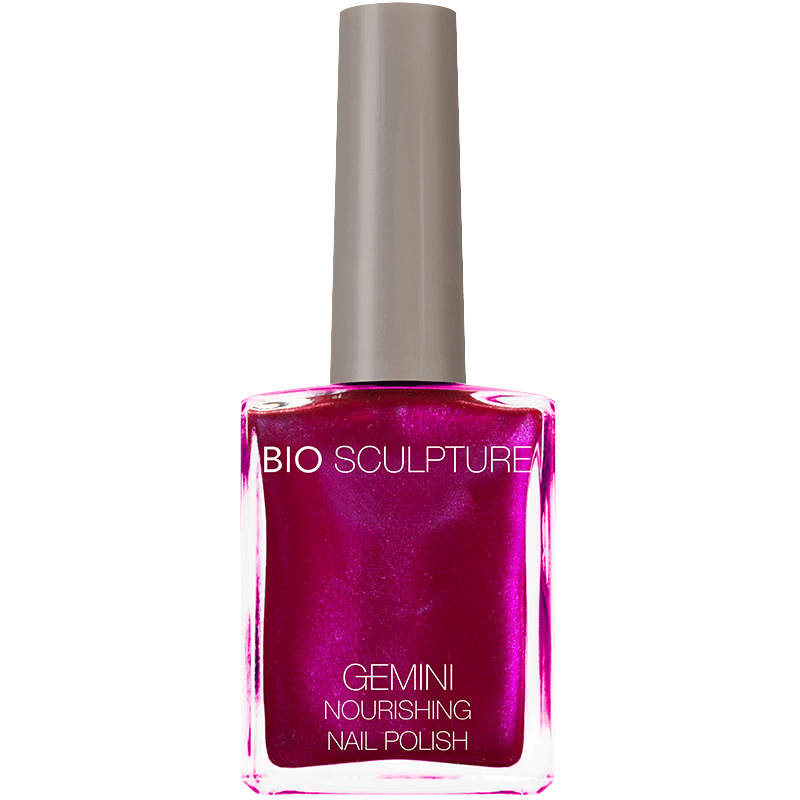 Dark pink nail polish