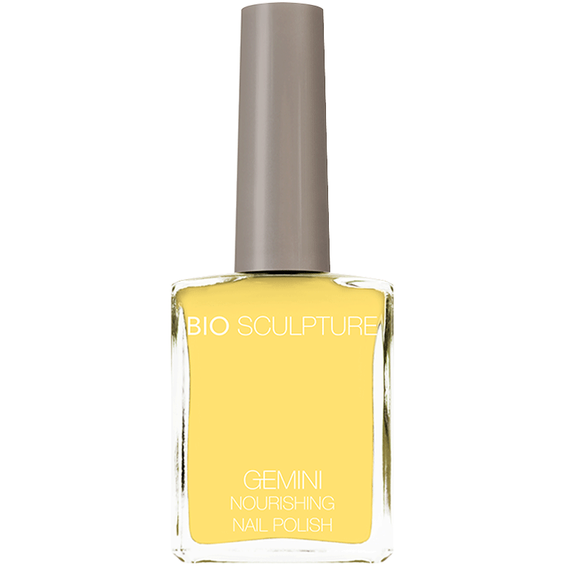 Yellow nail polish