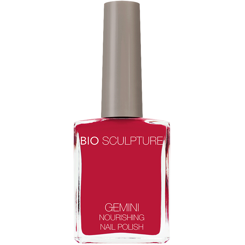 Cherry red nail polish