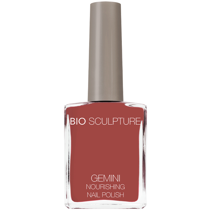 Dusty red nail polish