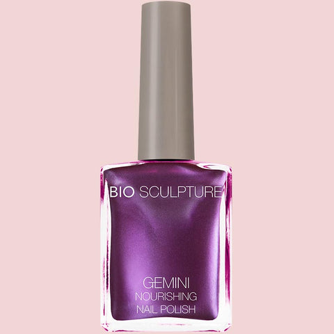 Pearlescent purple nail polish