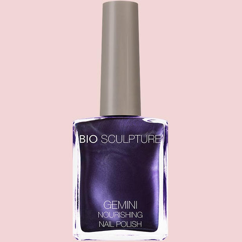 Purple blue nail polish