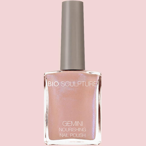 Pale pink nail polish